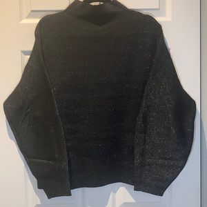 H&M sparkly black sweater